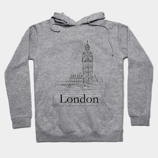 London Hoodie by Madi's shop